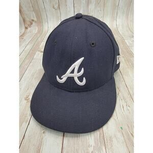 MLB Atlanta Braves A 59FIFTY Boy's 6 5/8 Fitted New Era Hat Cap